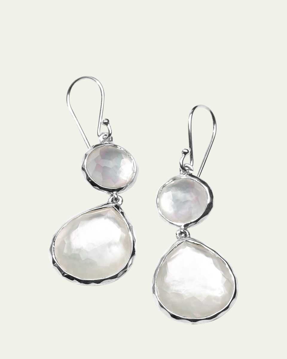 Double Drop Earrings in Sterling Silver